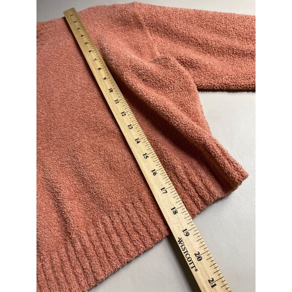 UGG Womens Cozy Teddy Sweater Size XL Cozy Warm Orange Fall Winter Pumpkin - Picture 5 of 13